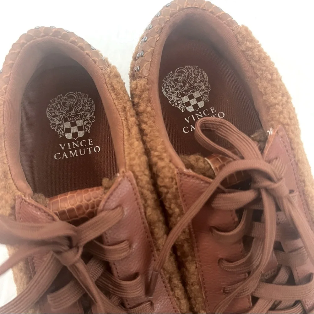 Vince Camuto Milzy Sneaker, Cognac, Caramel, Women - Picture 6 of 8